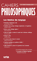 Cahiers philosophiques, no 158